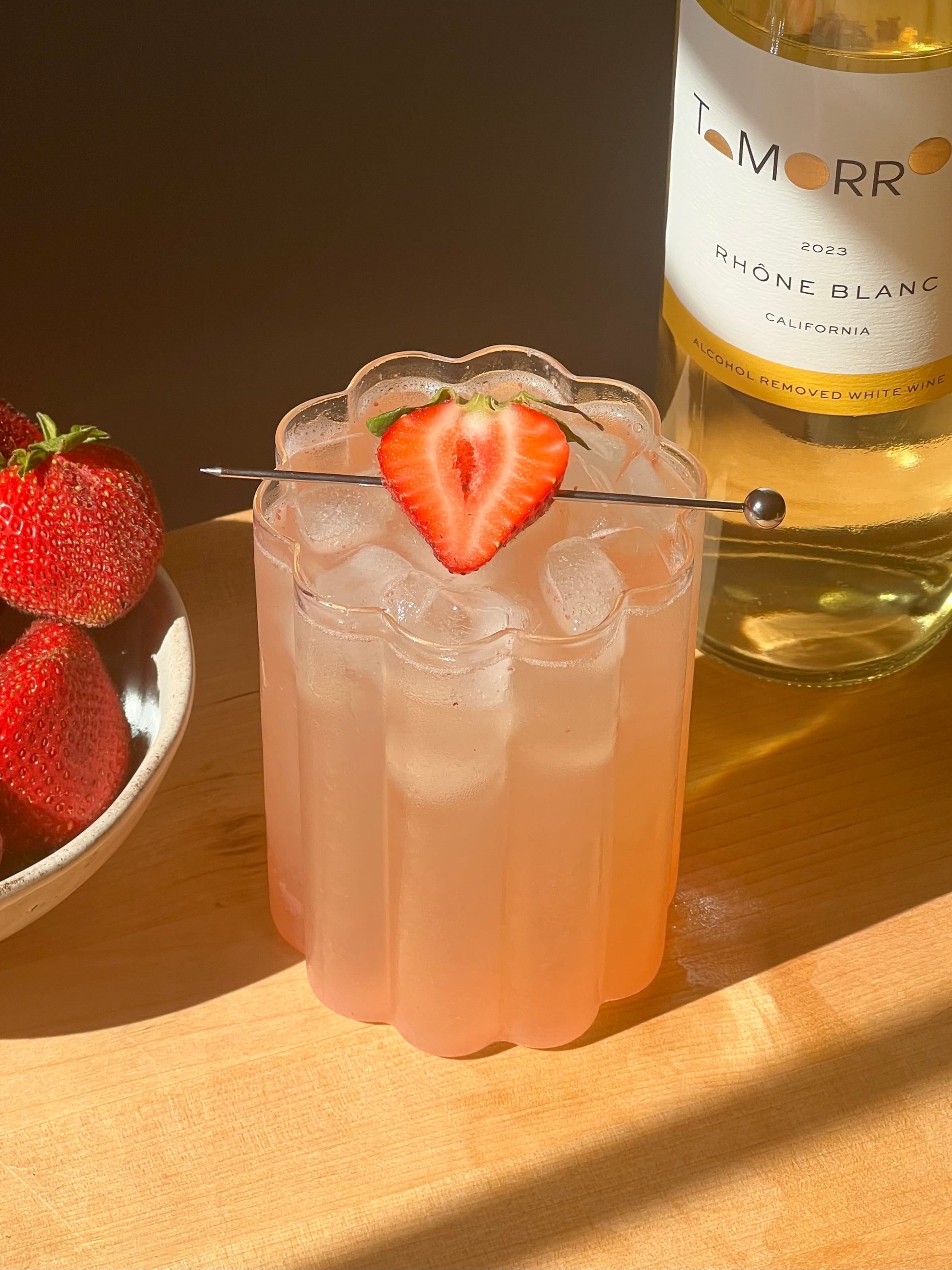 Tomorrow Cellars white wine strawberry spritz