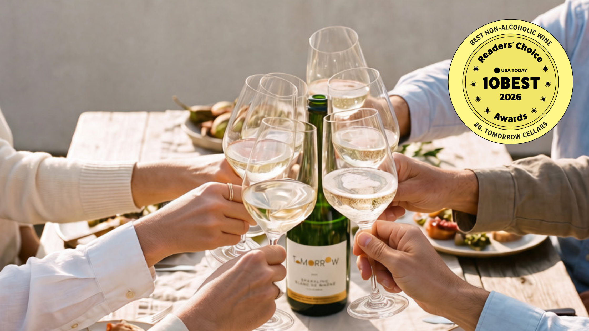 Tomorrow Cellars Named One of the Top 10 Non-Alcoholic Wines in the USA