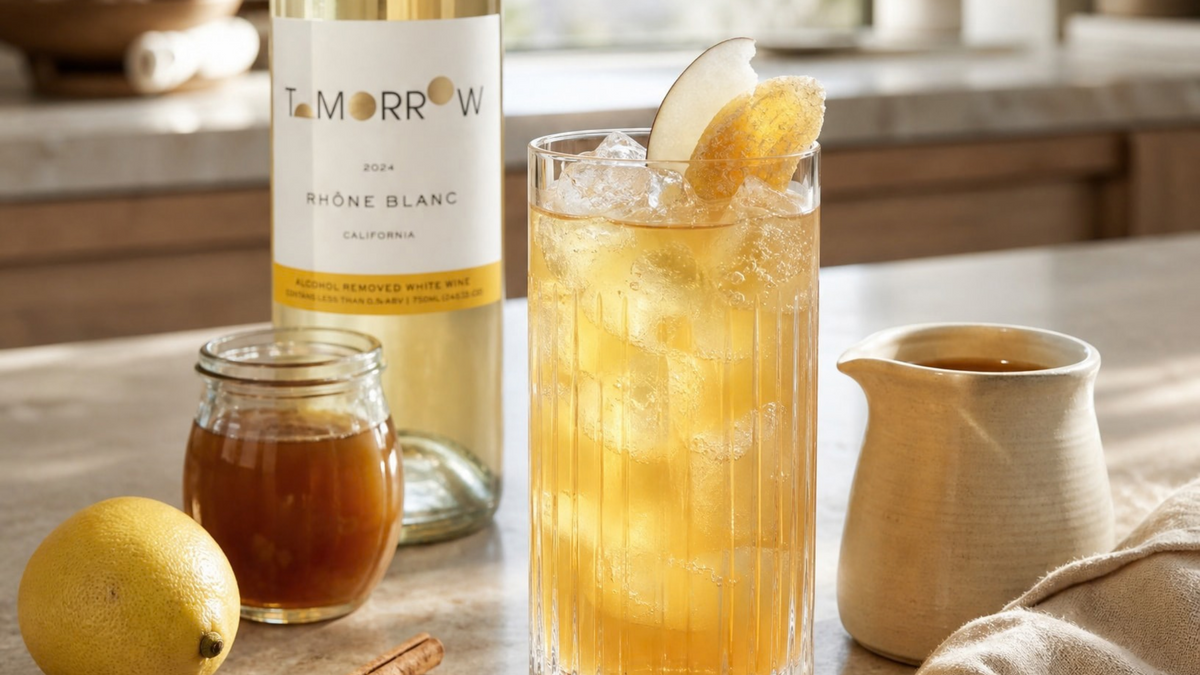 NA Fall cocktail with pumpkin and ginger 