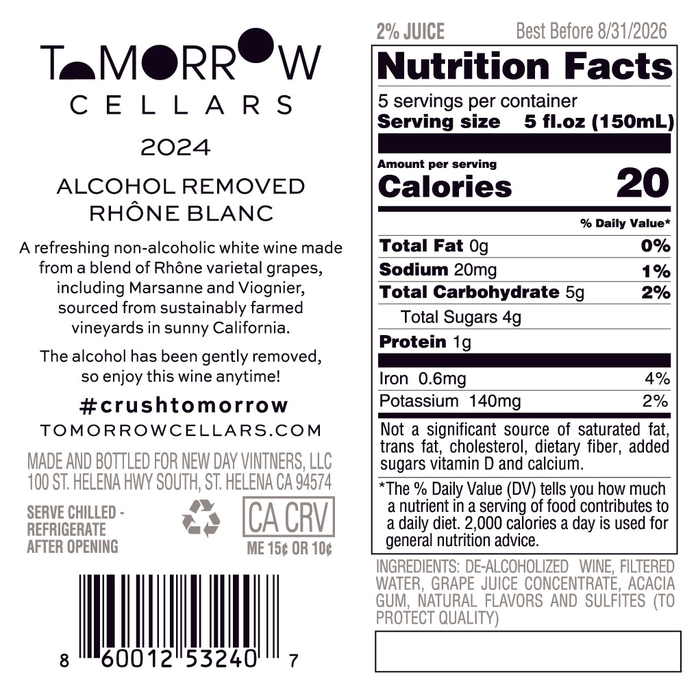 Tomorrow 2024 Rhône Blanc